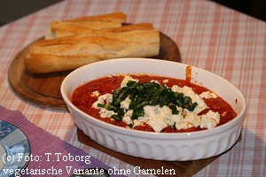 (c) Foto: T.Toborg
 vegetarische Variante ohne Garnelen